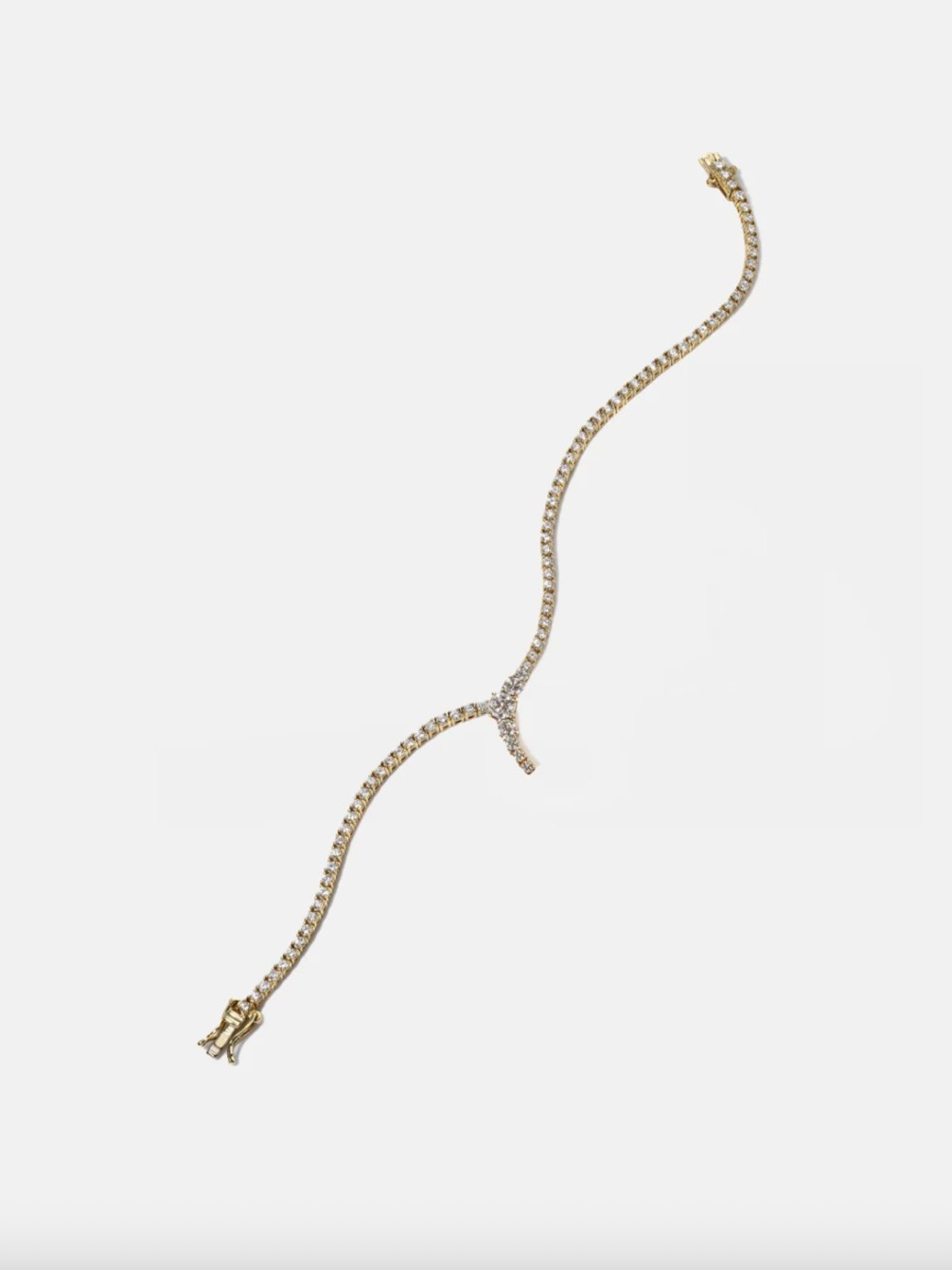 Petite Diamond Serif Bracelet